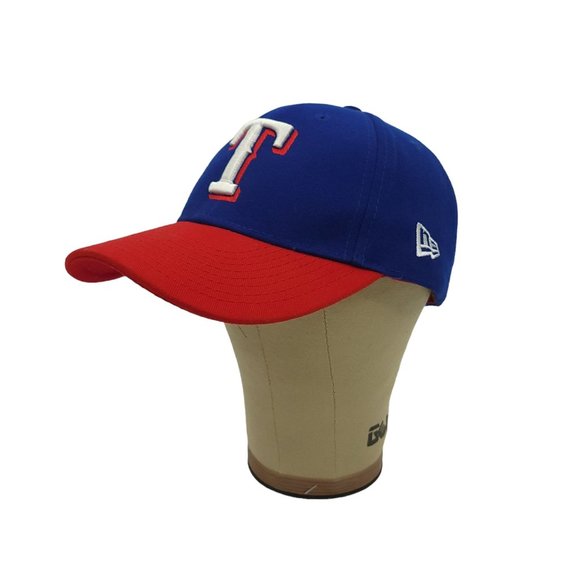 New Era Fits Texas Rangers MLB Baseball Strapback Cap Trucker Blue Red Hat - Picture 3 of 12